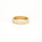 Bague 55.5 Alliance - Bague en or jaune sertie de diamants 58 Facettes LP677/12