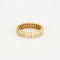 Bague 55.5 Alliance - Bague en or jaune sertie de diamants 58 Facettes LP677/12