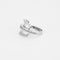 Bague 53 Les Deux Mondes - Bague en or blanc 750 sertie de diamants 58 Facettes LP674/10