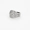 Bague 59 L'Entrelacée - Bague en or blanc avec diamants 58 Facettes LP31/12