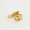 Bague 56 Bague féline en or jaune 750 sertie de diamants, rubis et saphirs 58 Facettes LP679/10