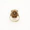 Bague 52 La Marquise Royale - Bague en or blanc et diamants, émeraudes 58 Facettes LP706/12