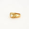 Bague 54 Printemps - Chevalière en or jaune 18K sertie d’un diamant 0,35 ct 58 Facettes LP592/12