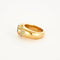 Bague 56 Bague en or jaune 750 sertie d’un saphir et diamants 58 Facettes LP457/10