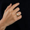 Bague 60 Bague deux ors en or jaune et or blanc avec diamant 58 Facettes LP765/12
