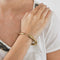 Bracelet Lalaounis - Bracelet jonc martelé en or jaune 750 58 Facettes LP416/2