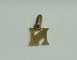 Pendentif Pendentif lettre N en or jaune 18k et diamant 58 Facettes LP251/16