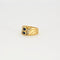 Bague 53 Bague en or jaune 750 avec saphirs et diamants 58 Facettes LP35/10