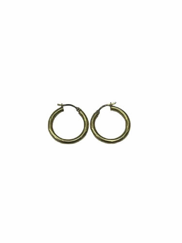 Boucles d'oreilles Créoles jonc rond en or jaune 750 58 Facettes LP846/5