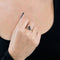 Bague 54 Bague Toi et Moi en or rose et blanc, saphirs et diamants 58 Facettes LP913/BET