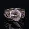 Bague 51 Bague ceinture filigranée ancienne en or jaune 18 carats 58 Facettes 23-080A