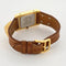 Montre Hermès Médor - Montre en acier et cuir marron 58 Facettes LP860/7