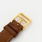 Montre Hermès Médor - Montre en acier et cuir marron 58 Facettes LP860/7