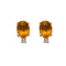 Boucles d'oreilles Boucles d'oreilles en or blanc avec saphirs jaunes et diamants 58 Facettes LP993/16