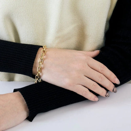 Bracelet Boucheron - Bracelet vintage deux tons en or jaune 750 58 Facettes LP967/2