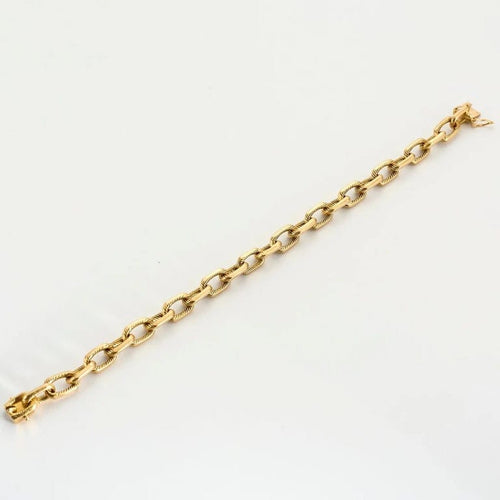 Bracelet Boucheron - Bracelet vintage deux tons en or jaune 750 58 Facettes LP967/2