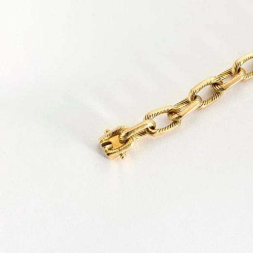 Bracelet Boucheron - Bracelet vintage deux tons en or jaune 750 58 Facettes LP967/2