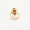Bague 54 Bague toi et moi en or jaune 750 avec améthystes 58 Facettes LP984/13