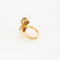 Bague 54 Bague toi et moi en or jaune 750 avec améthystes 58 Facettes LP984/13