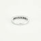 Bague 51.5 Alliance rivière - Bague en or blanc 750 sertie de diamants 58 Facettes LP1067/12