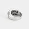 Bague 51.5 Bague vague en or blanc 750 sertie de diamants 58 Facettes LP1018/13
