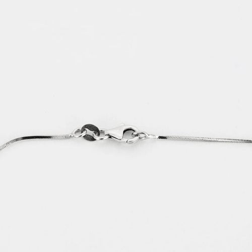 Collier Collier - Pendentif goutte d’eau en or blanc avec saphir et diamant 58 Facettes LP1107/16