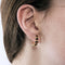 Bague 49 MMA - Parure bague et boucles d’oreilles en or jaune et grenats 58 Facettes LP986-LP987/15