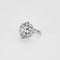 Bague 54 Bague fleur en or blanc 750 et diamants 58 Facettes LP1057/13