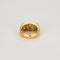 Bague 50 Bague Tank chevalière en or jaune 18K avec diamants et rubis 58 Facettes LP1126/12