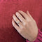 Bague 49 Art déco - Bague solitaire en or blanc 750 sertie de diamants 58 Facettes LP1121/13