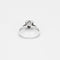 Bague 49 Art déco - Bague solitaire en or blanc 750 sertie de diamants 58 Facettes LP1121/13