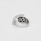 Bague 50 Bague Tank en or blanc 750 sertie de diamants 58 Facettes LP1075/13