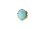 Broche Broche - Camée en turquoise en or jaune 18kt, fin XIXe siècle 58 Facettes
