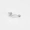 Boucles d'oreilles Boucles d’oreilles en or blanc 750 et améthyste 58 Facettes LP1308/15