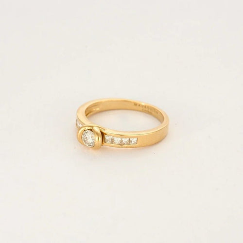 Bague 62 Mauboussin Swann Princess - Bague en or jaune et diamants 58 Facettes LP1156