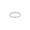 Bague 53 Alliance - Bague jonc semi-rond en or blanc et diamants 58 Facettes LP554/13