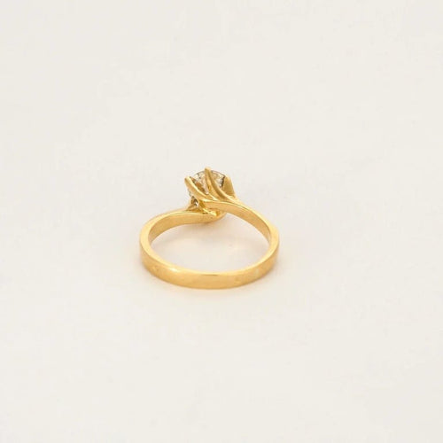 Bague 51 Solitaire - Bague en or jaune 750 et diamant 0,84 ct 58 Facettes LP1331/11