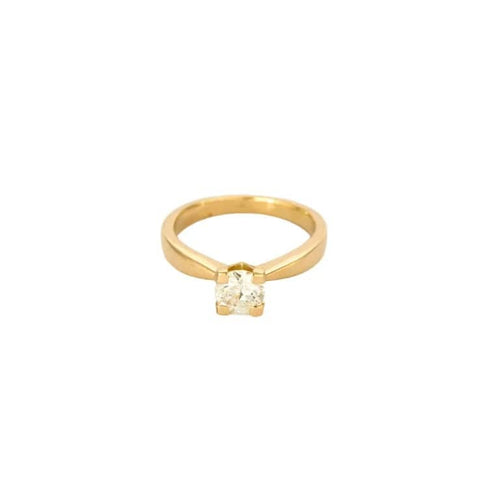Bague 53 L'Unique - Bague solitaire en or jaune 18 carats avec diamant 0,88 ct 58 Facettes LP1015-1044
