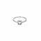 Bague 54 Bague solitaire en or blanc 750 sertie de diamants 58 Facettes LP1110/13