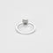 Bague 54 Bague solitaire en or blanc 750 sertie de diamants 58 Facettes LP1110/13
