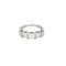 Bague 49.5 Bague en or blanc 585 et diamants taille princesse 58 Facettes LP264/13