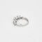 Bague 49.5 Bague en or blanc 585 et diamants taille princesse 58 Facettes LP264/13