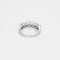 Bague 49.5 Bague en or blanc 585 et diamants taille princesse 58 Facettes LP264/13