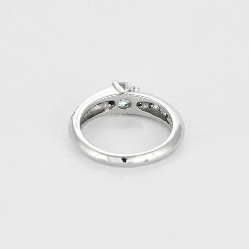 Bague 51.5 Solitaire - Bague en or blanc 750 et diamants taille brillant 58 Facettes LP1230/11