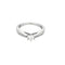 Bague 52.5 Bague solitaire en or blanc 18K et diamants 58 Facettes LP1250/BET