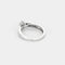 Bague 52.5 Bague solitaire en or blanc 18K et diamants 58 Facettes LP1250/BET
