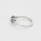Bague 55.5 Solitaire - Bague en or blanc 18 carats avec diamant 58 Facettes LP1346/11