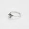 Bague 55.5 Solitaire - Bague en or blanc 18 carats avec diamant 58 Facettes LP1346/11