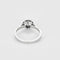 Bague 55.5 Solitaire - Bague en or blanc 18 carats avec diamant 58 Facettes LP1346/11