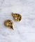Boucles d'oreilles Boucles d'oreilles clip flamme en or jaune 18kt et diamants 58 Facettes
